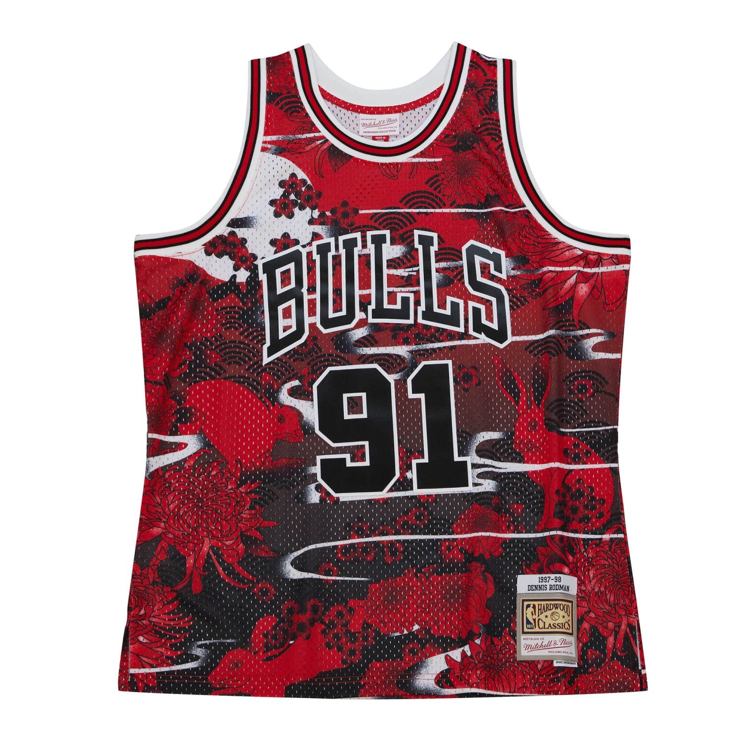 Maillot NBA Swingman Chicago Bulls 1997-98 Dennis Rodman - Mitchell & Ness - Neuf