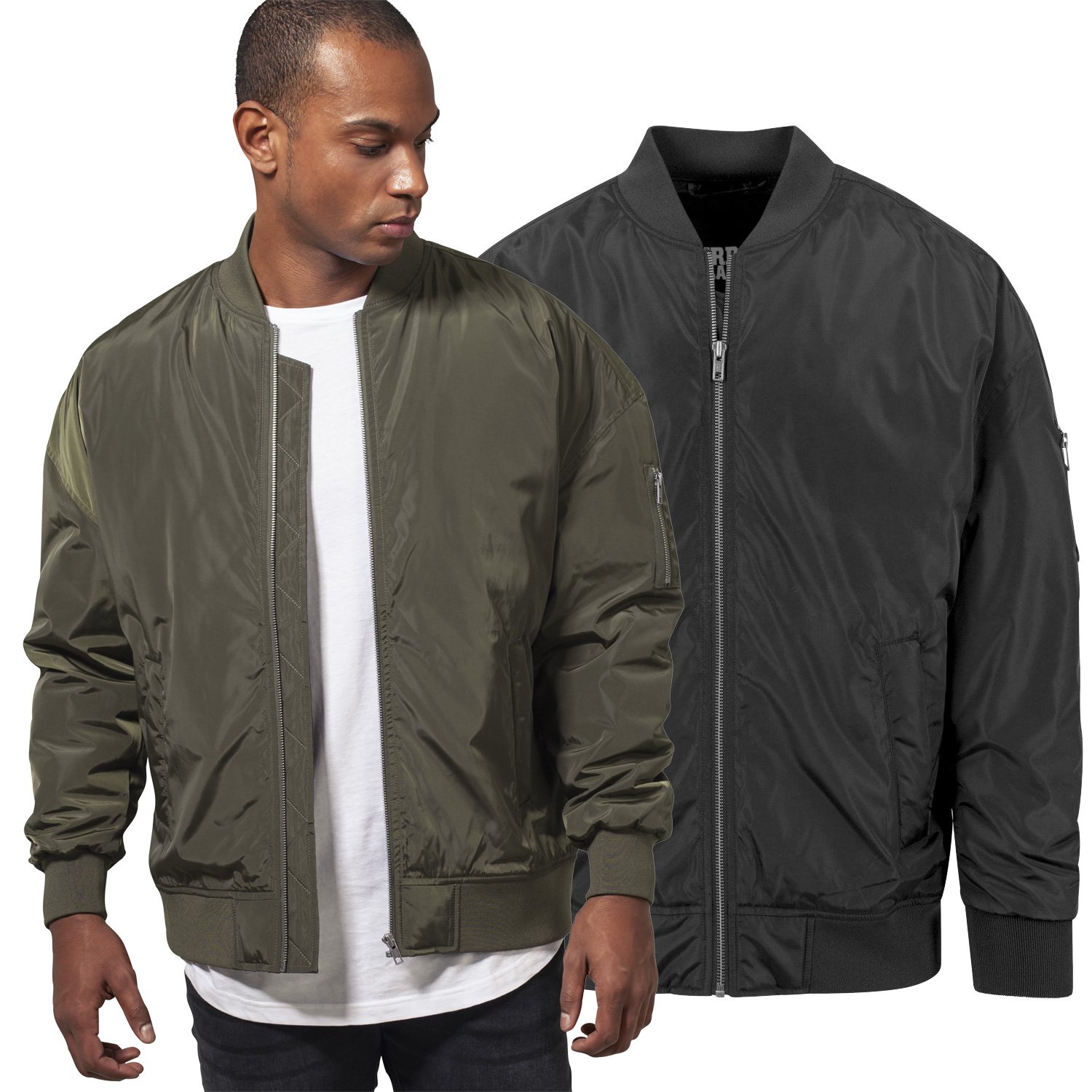 urban classics pilot bomber jacket