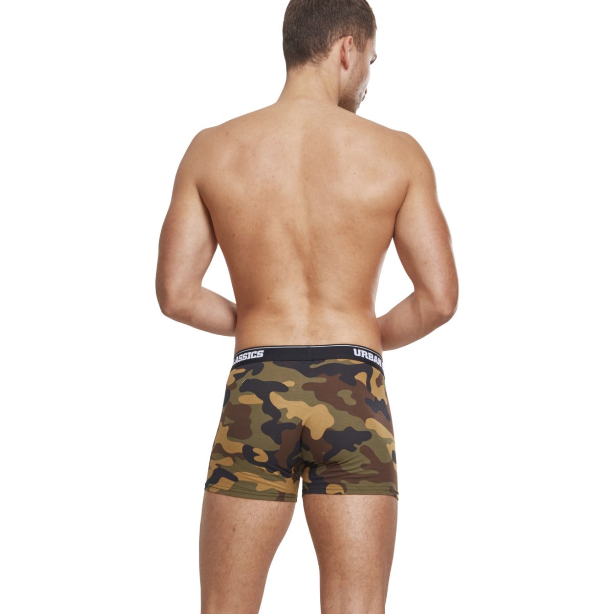 Urban Classics Underwear Boxer Shorts 2-Pack camo