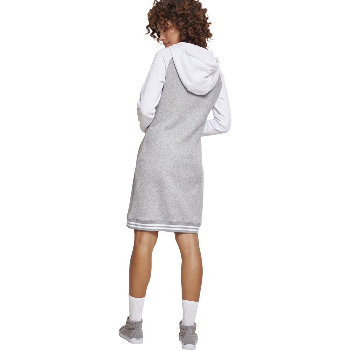 Robe Hooded Ladies Urban Classics College Contrast XFTAw