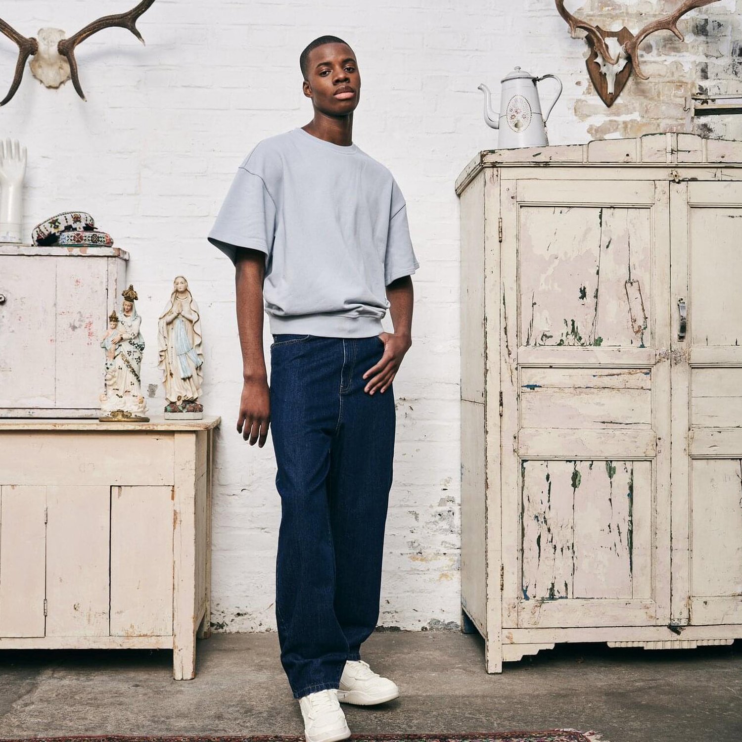 Urban Classics - Loose Baggy Hip Hop Denim 90s Jeans - Bild 8 von 15