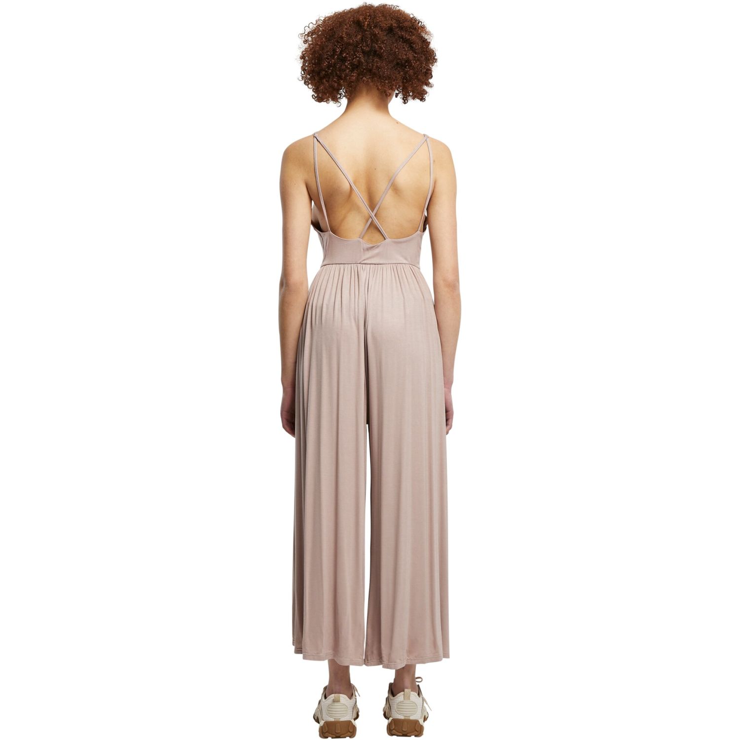 Tuta Estiva Con Spalline Regolabili Urban Classics In Modal - Scollo A V, Schiena Scoperta E Gambe Larghe, Vestibilità Loose - 2