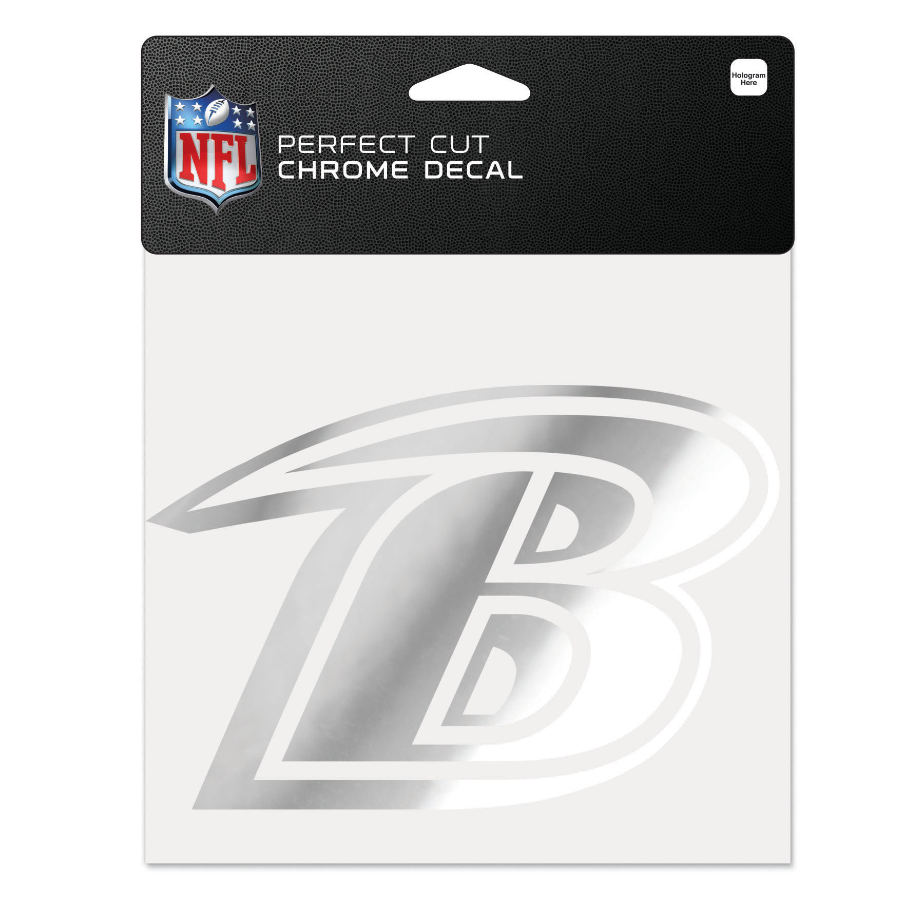 Хромированная наклейка Wincraft PERFECT CUT NFL Aufkleber 15x15 см