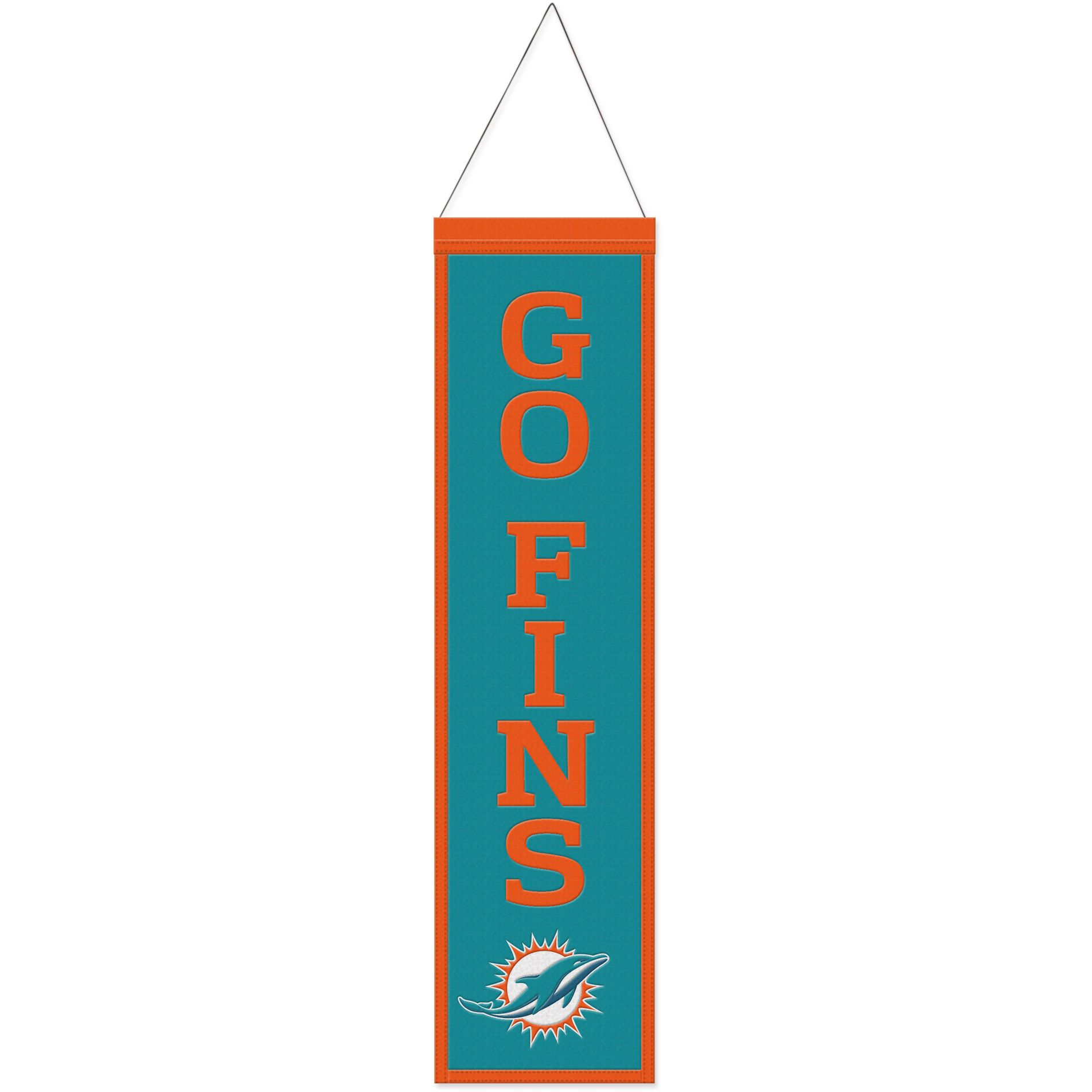 NFL Teams SLOGAN Wool Banner 80x20cm - Picture 20 of 32