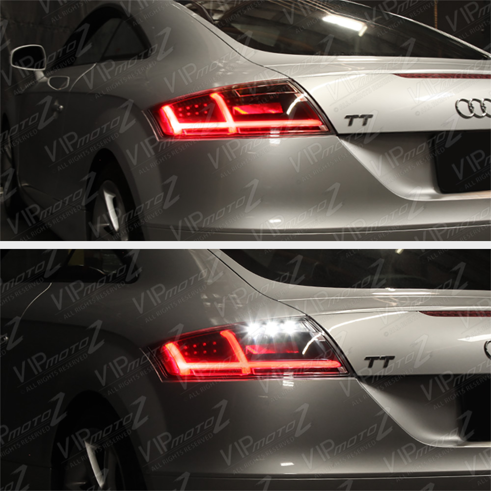 For 0815 Audi TT TTS Quatro [Error Free] Black LED Tube Brake Signal