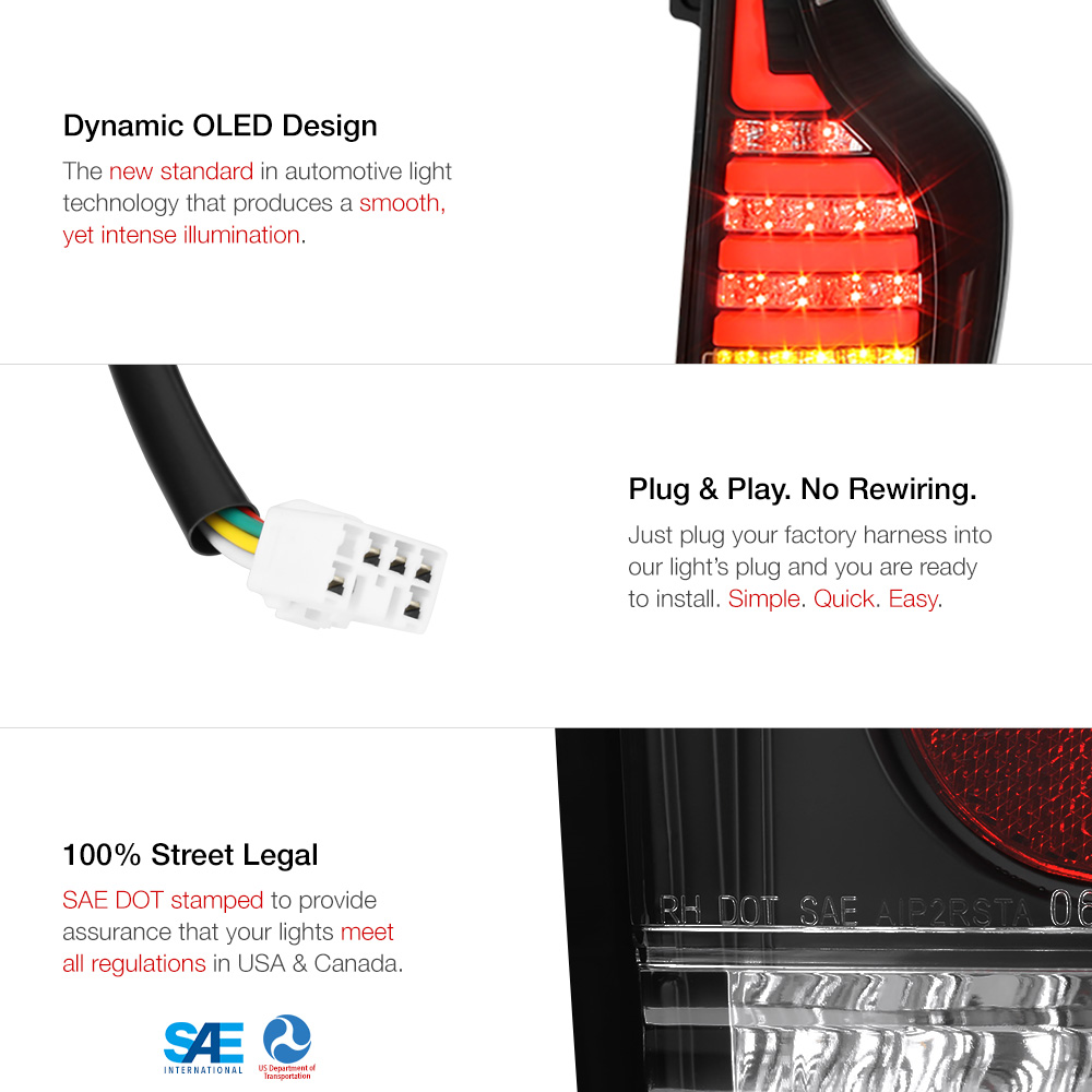 20122016 Toyota Prius C Aqua NHP10 Black LED Rear Brake Lamp Tail Lights JDM eBay