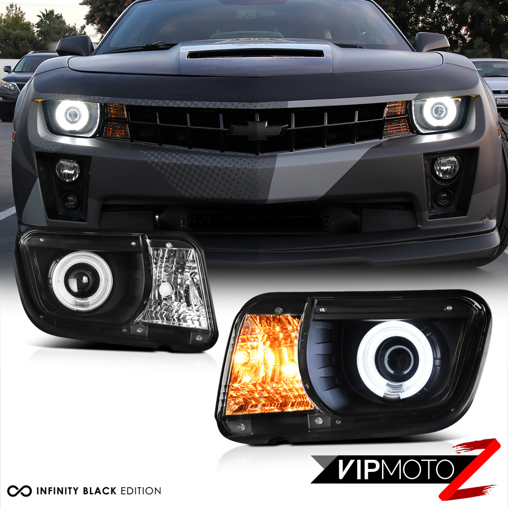 2010 2011 2013 Chevy CAMARO [BRIGHTEST] Halo Ring Projector Headlight