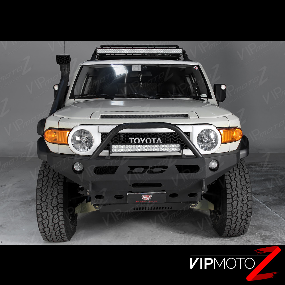 For 0715 Toyota Fj Cruiser TRD Black Projector Headlight Left+Right