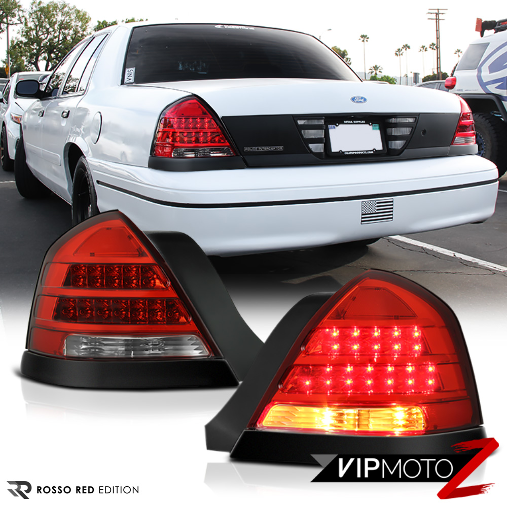 19982001 Ford Crown Victoria Factory Style LED Taillights Rear Brake