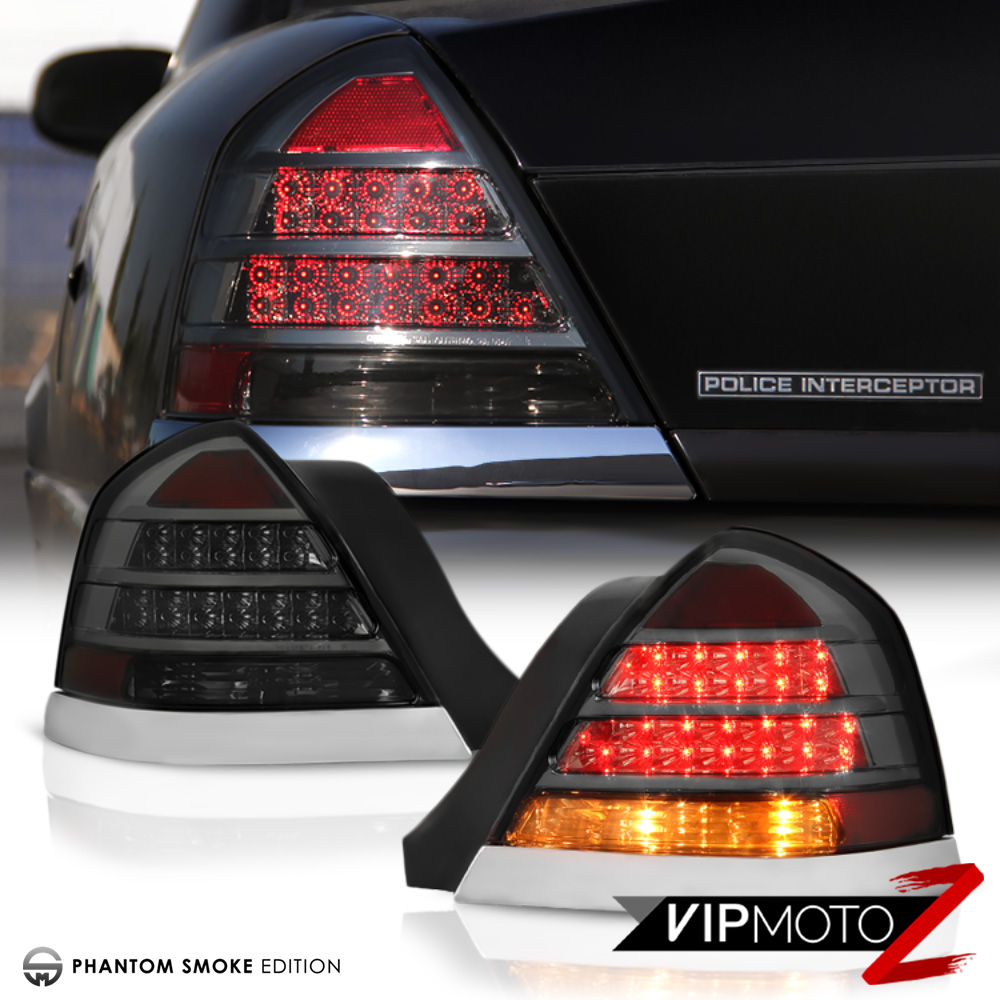 9811 Ford Crown Victoria LX LWB Smoke Tinted "High Power" LED Tail