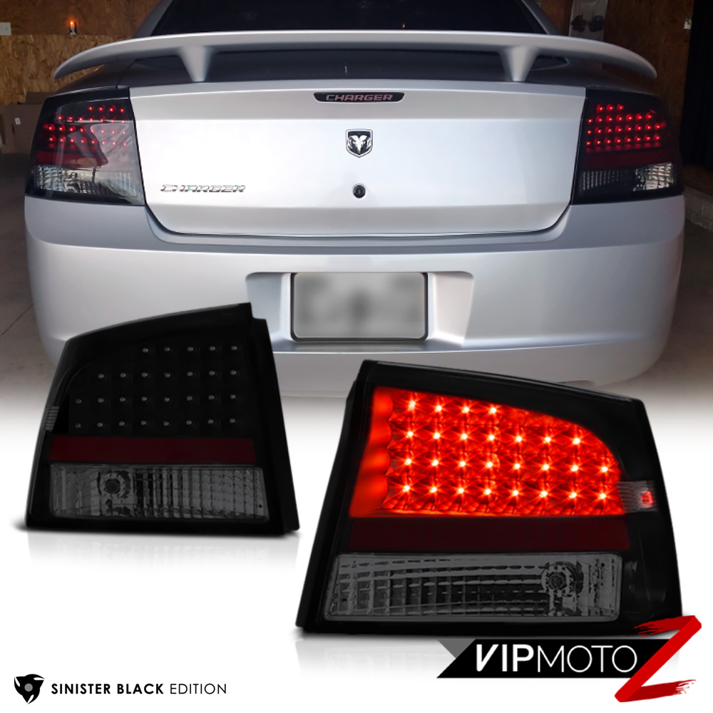 20062008 Dodge Charger "SINISTER BLACK" LED Rear Brake Signal Tail