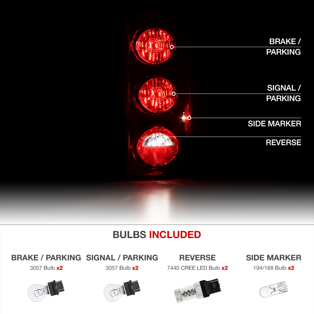 {Cree LED Reverse} 0715 GMC Yukon XL Chevy Suburban "DENALI STYLE