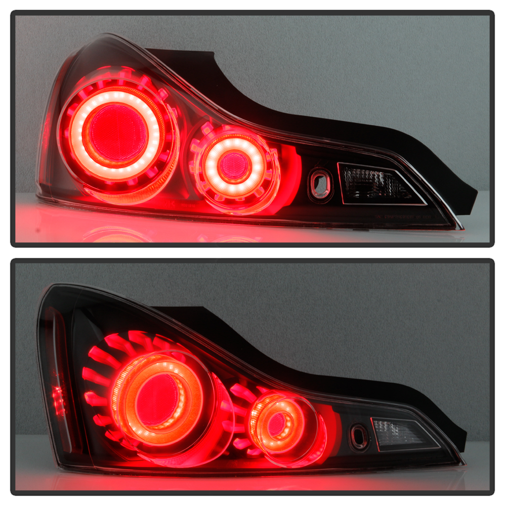For 0815 Infiniti G37 / Q60 Coupe 3D LED Bar Tube Tail Light Brake