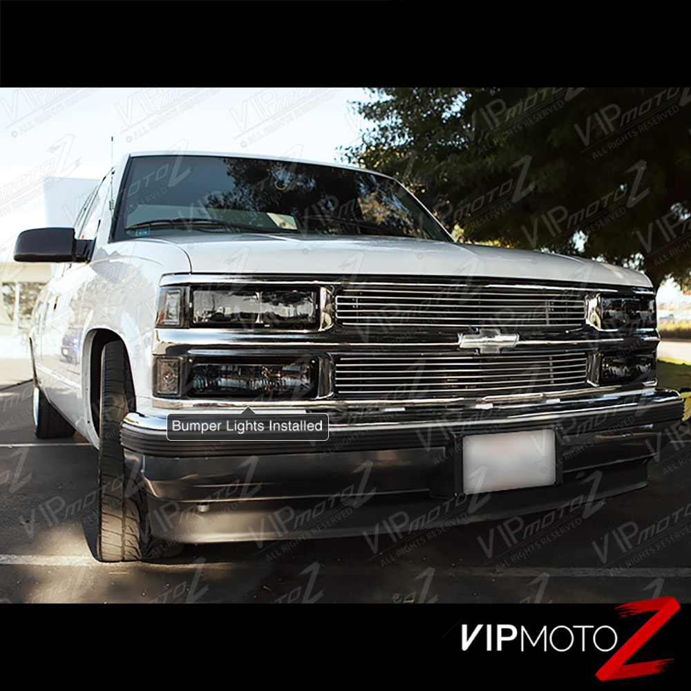 94 95 96 97 98 Chevy K1500 Tail Lights Parking Bumper Headlights SMD