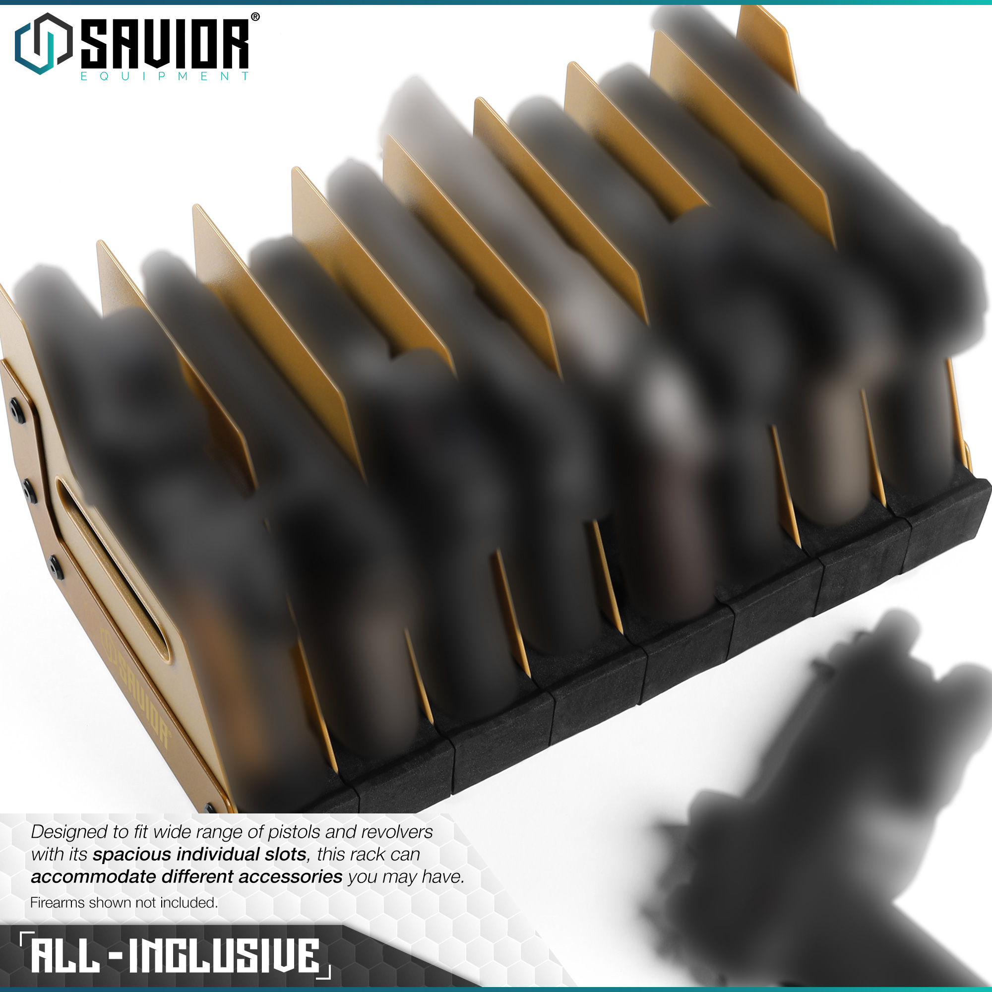 [SAVIOR]4-12 Gun Pistol Rack Revolver Handgun Storage Gun Safe ...