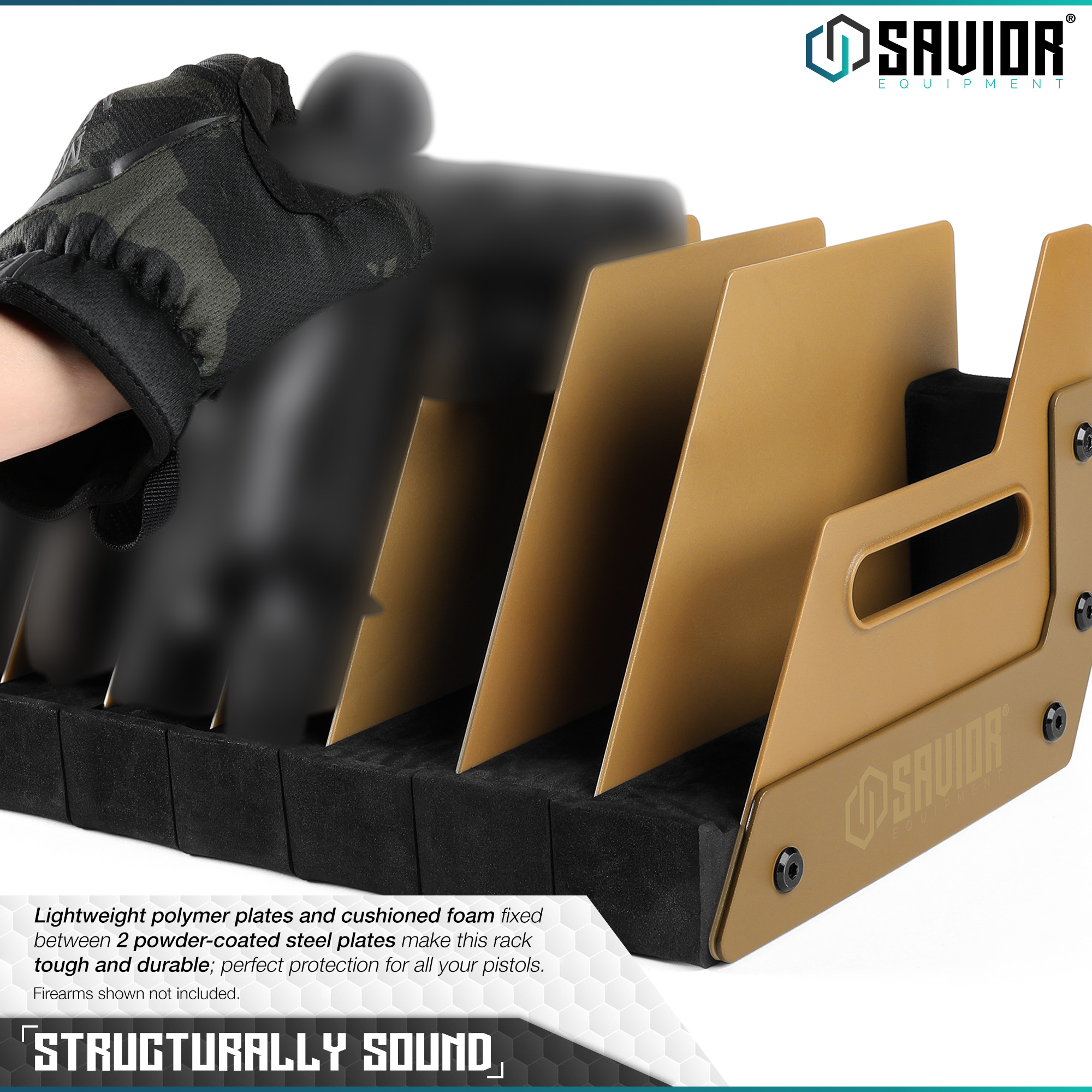 [SAVIOR]412 Gun Pistol Rack Revolver Handgun Storage Gun Safe