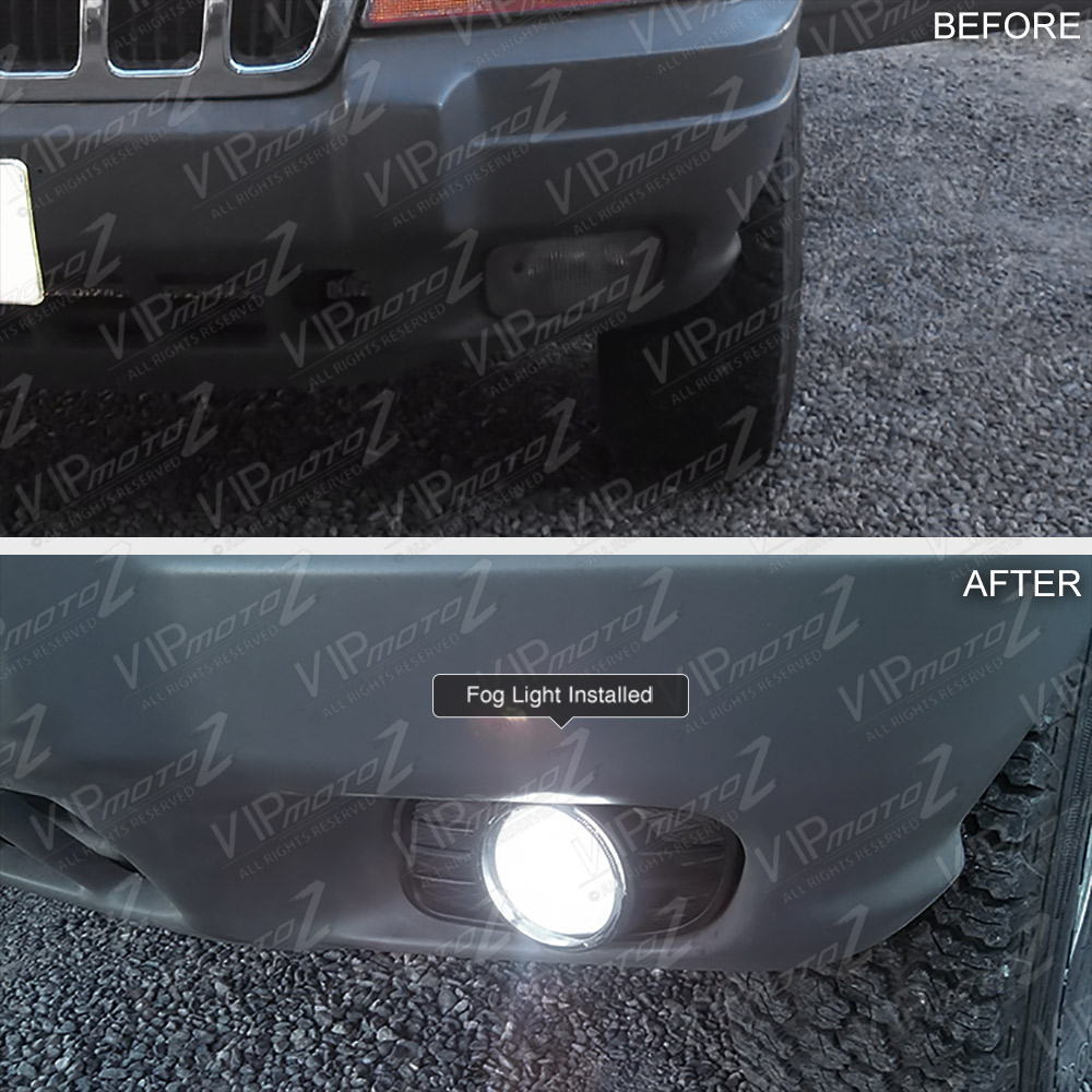 19992003 Jeep Grand Cherokee Halo Projector Fog Lights/Lamps W/Switch