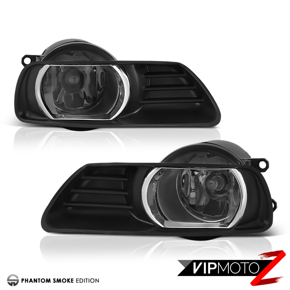 0709 Smoke Camry Fog Lights Driving Lamp Replacement Set W/Switch