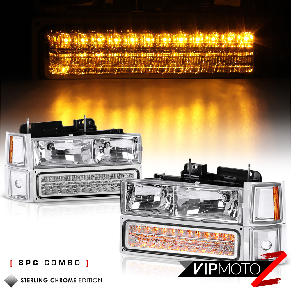 Chevrolet K1500 K2500 K3500 PickUp Silverado Red Tail Light 3RD