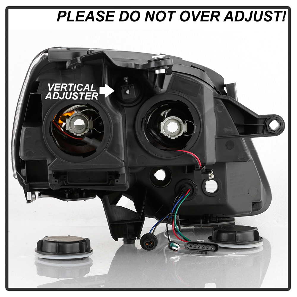 For 20072011 GMC Acadia "DIRECT FACTORY REPLACEMENT" Chrome Headlights Assembly eBay