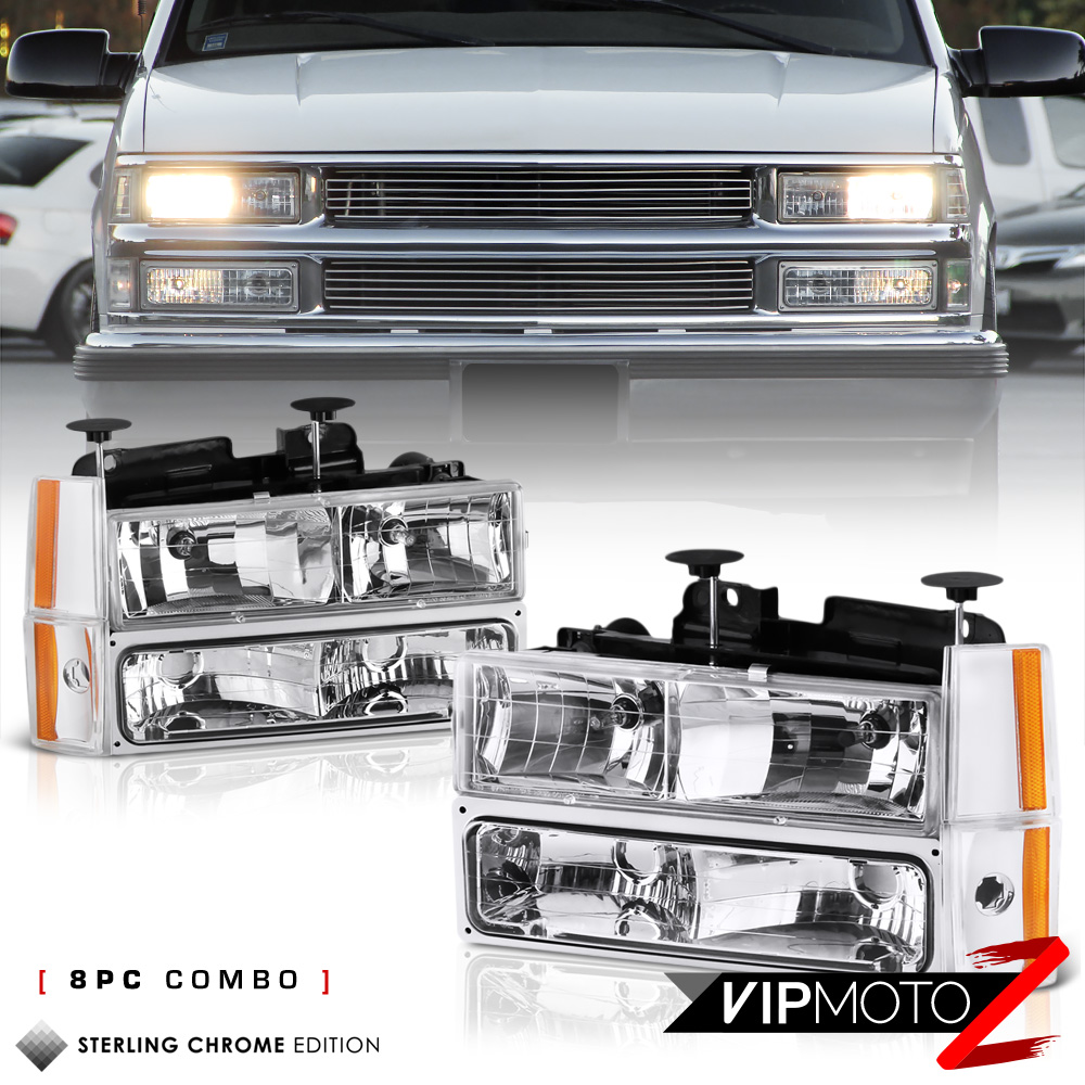 19881993 Chevrolet Silverado C1500 C2500 CK Headlight LED Tail Lights