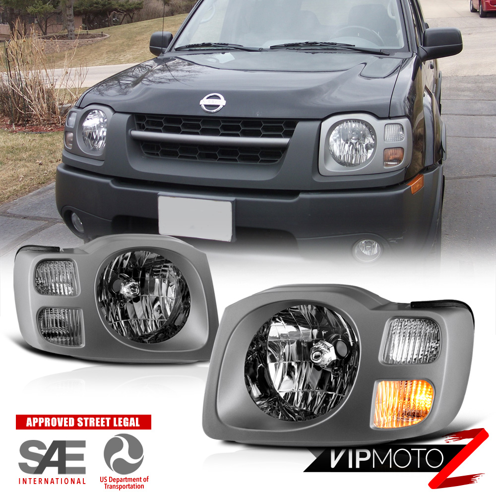Chrome [Factory Style] Headlight Lamps Replacement For 20022004 Nissan