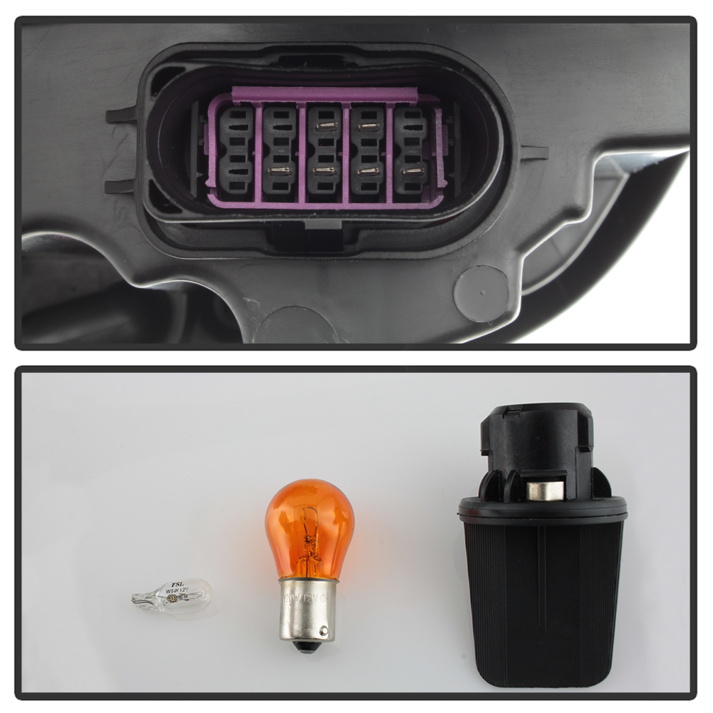 20122015 Volkswagen Passat {FACTORY STYLE} Chrome Headlamps Lights