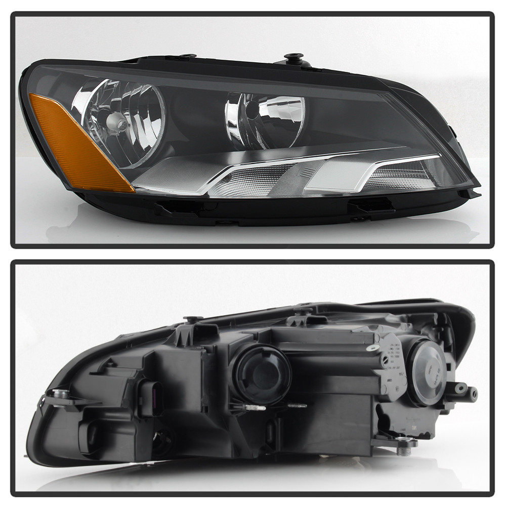 20122015 VW Passat [Factory Style] Chrome Right Side Headlight Lamp