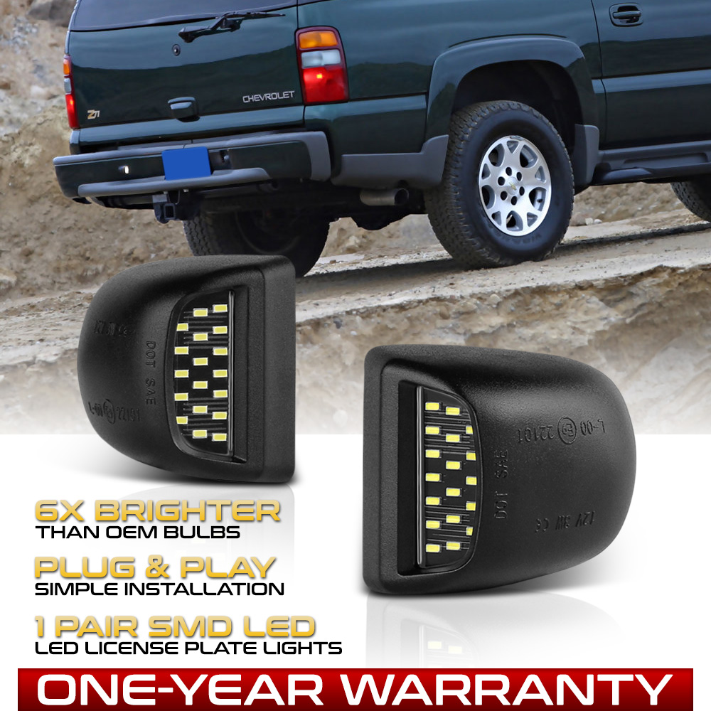 2000 silverado license plate light bulb