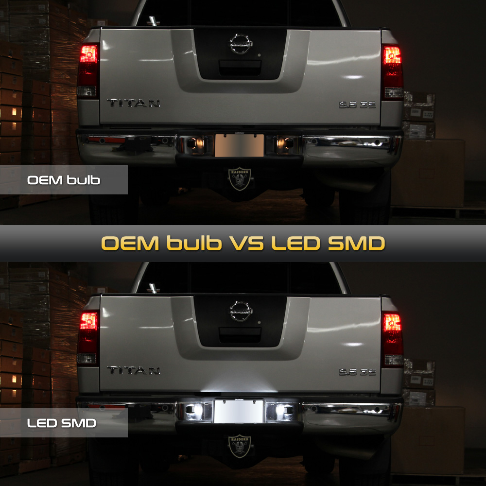 "BRIGHTEST" LED License Plate Light Lamp Housing For 20072019 Nissan