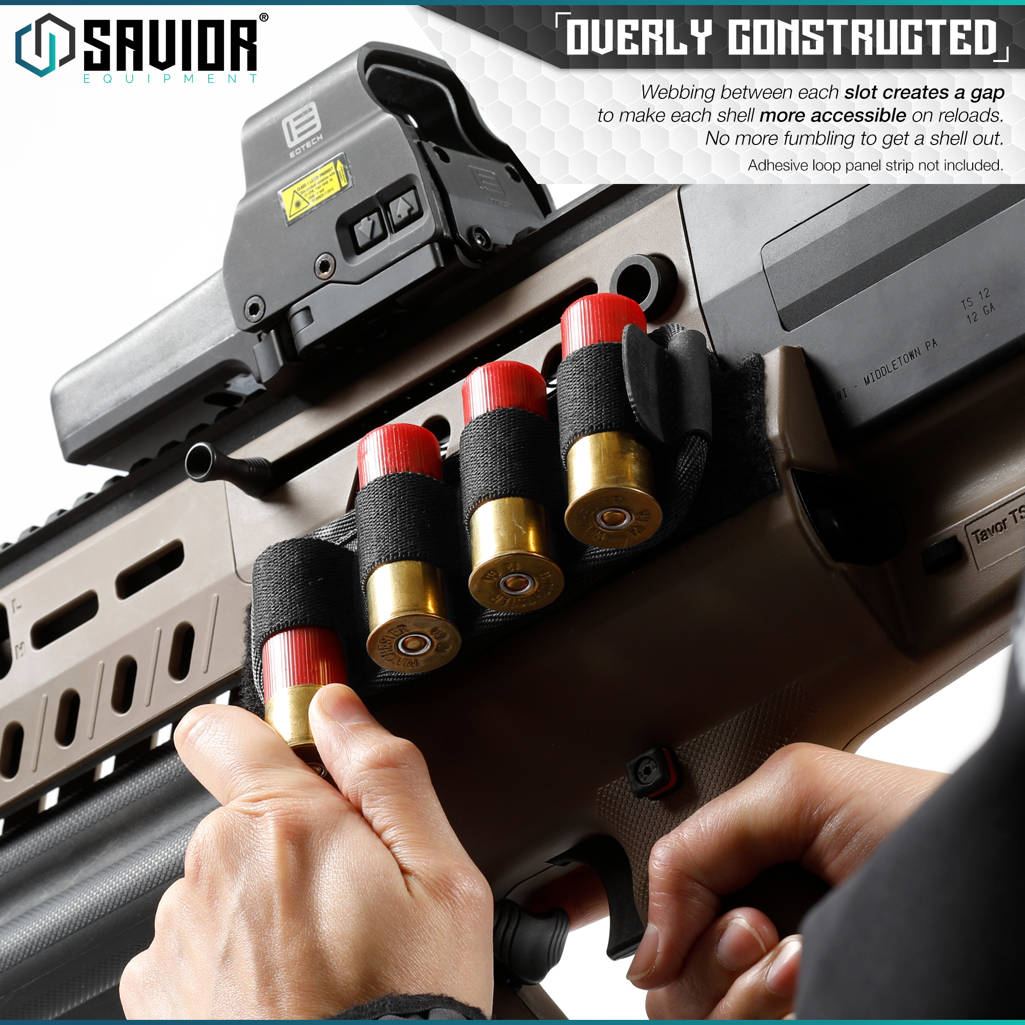 SAVIOR] 4 Round Tactical Shotgun Shell Card Ammo 12 Gauge