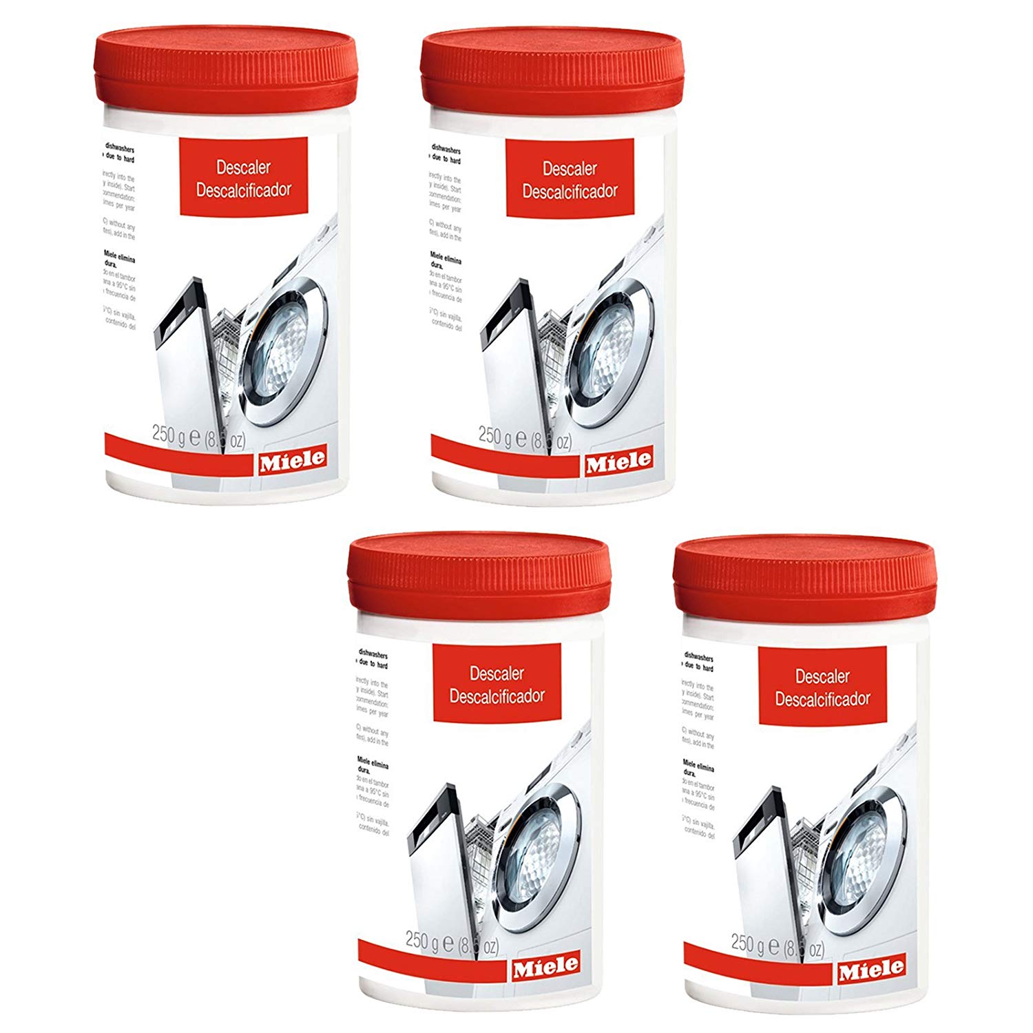 4 x MIELE WASHING MACHINE AND DISHWASHER DESCALER 9043380 eBay