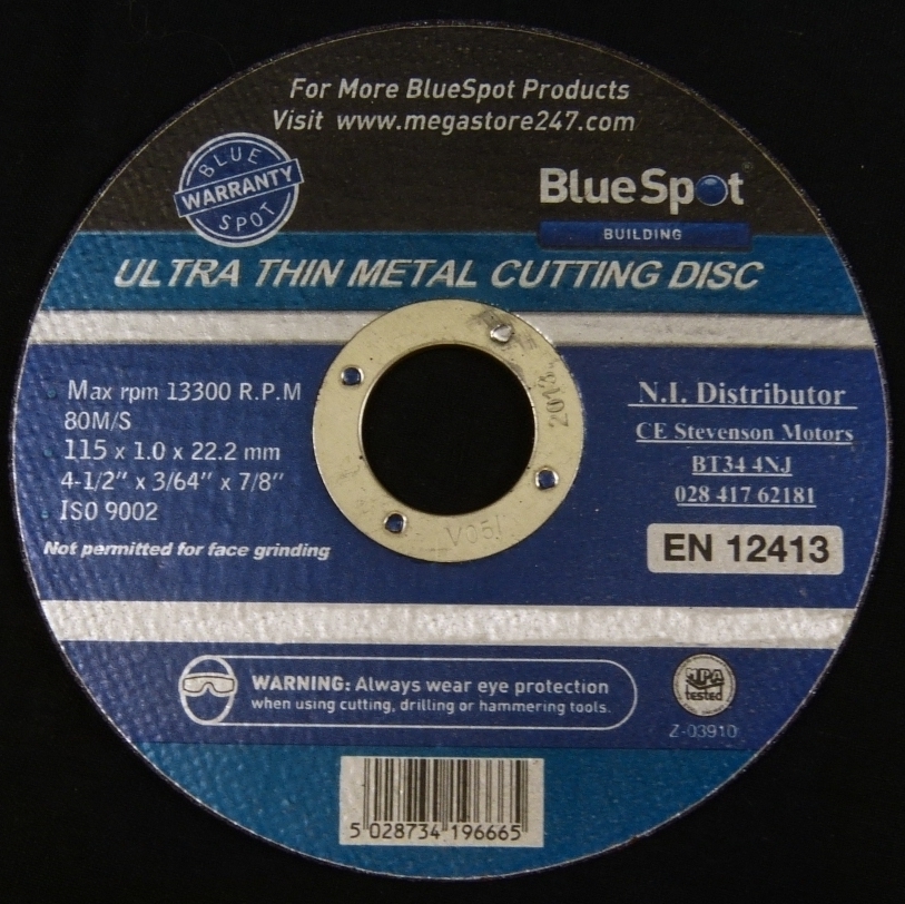 Metal Cutting Discs 1mm Ultra Thin 4 1//2/" 115mm Angle Grinder Disc Steel