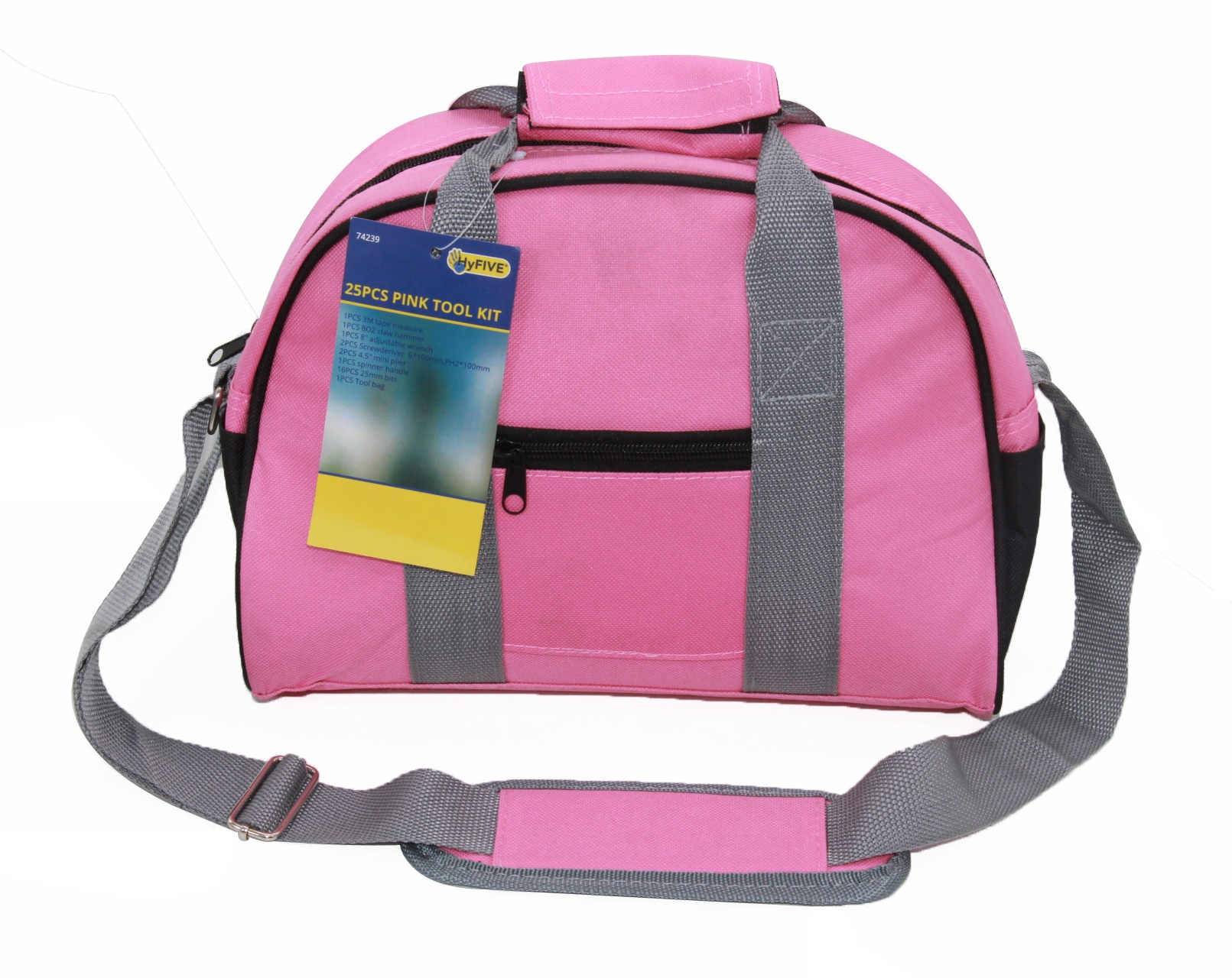 Rose Kit d/'outils Sac Rose Outils Set Rose Sac de transport rose Marteau Pinces 25pc 36802