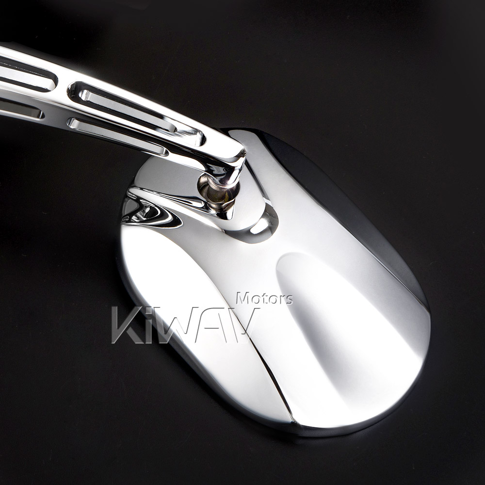 Stark mirror chrome robust metal pair 10mm 1.5p - Picture 3 of 12