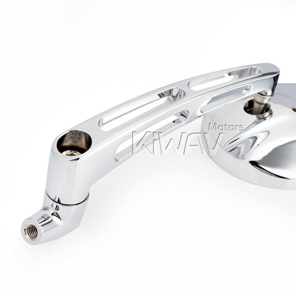 Stark mirror chrome robust metal pair 10mm 1.5p - Picture 4 of 12