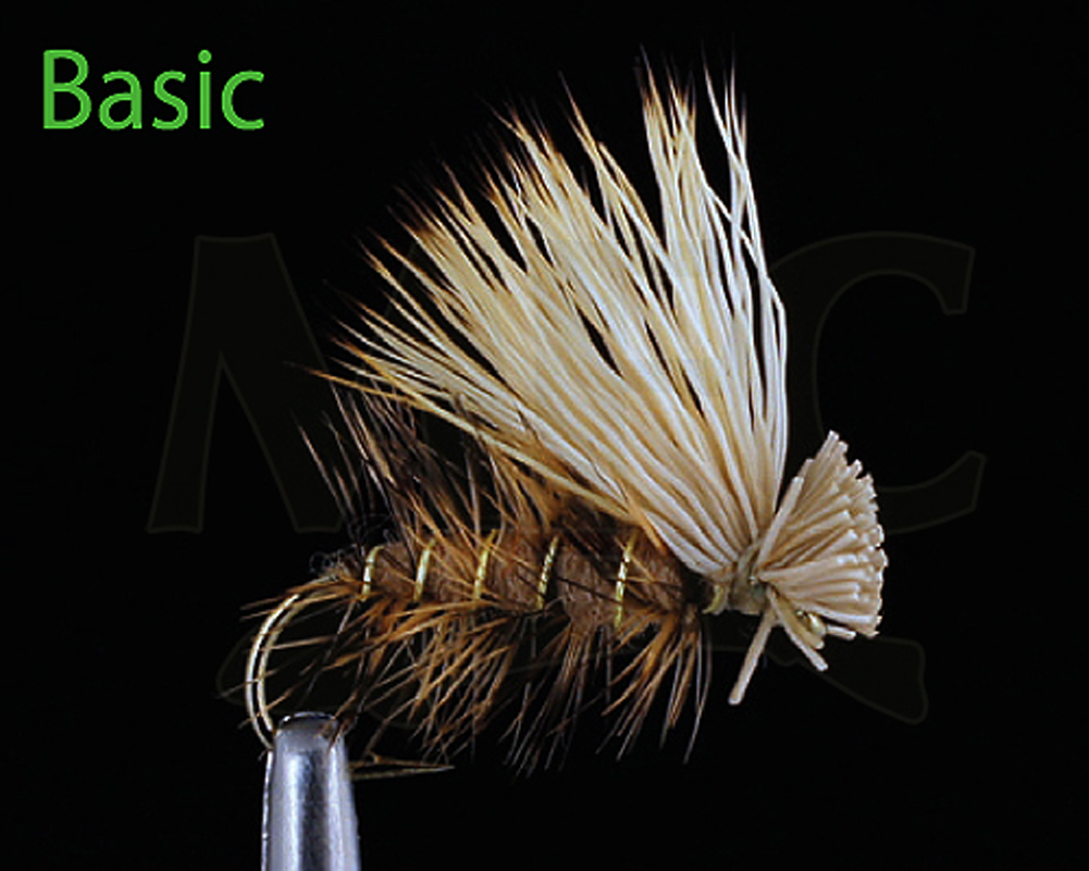 Montana Fly Company Furimsky/'s Fluttering Foam Caddis Tan #14 1//2 DOZ