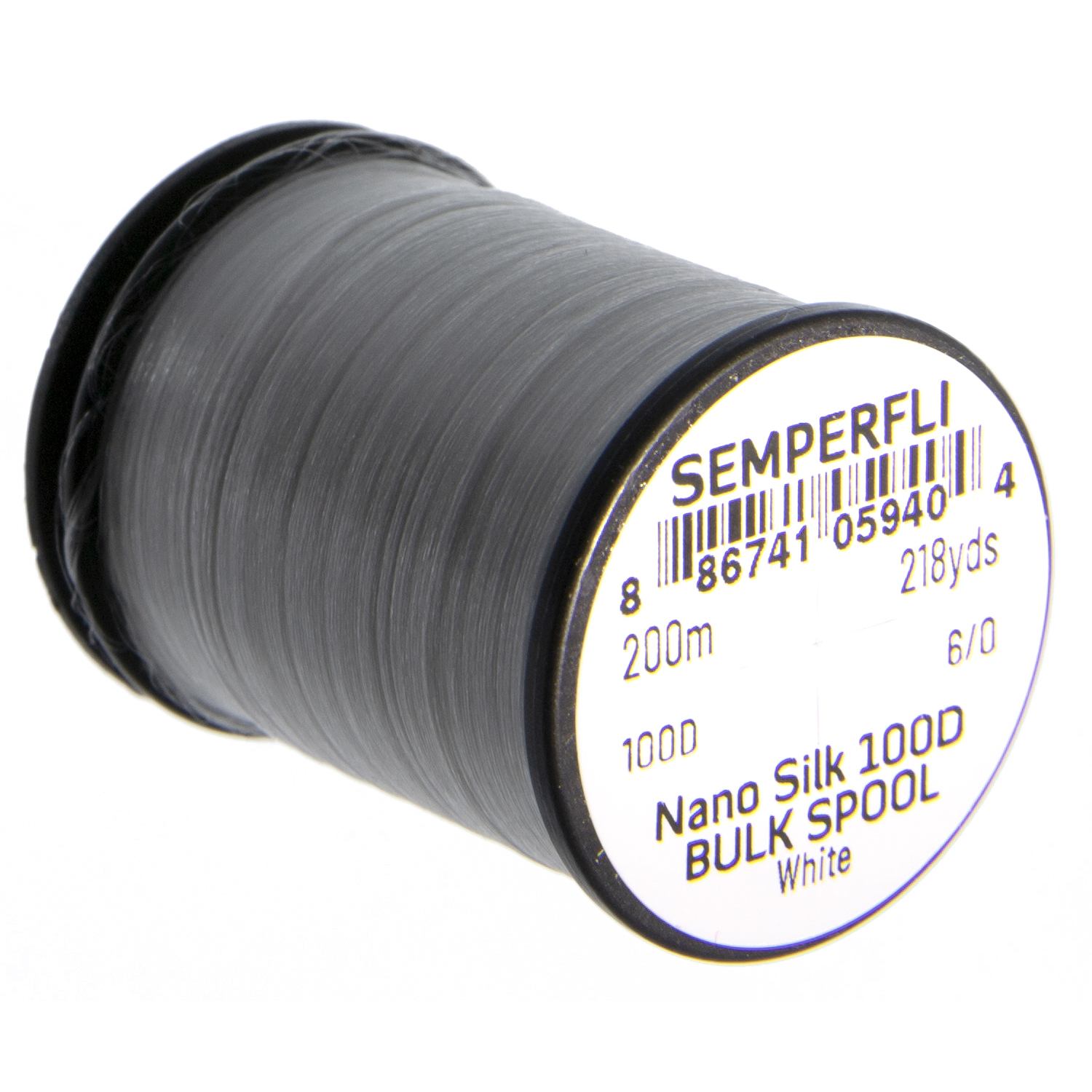 SemperFli Nano Silk 100 Denier Predator 6/0 Bulk 200m Spool - Picture 5 of 6