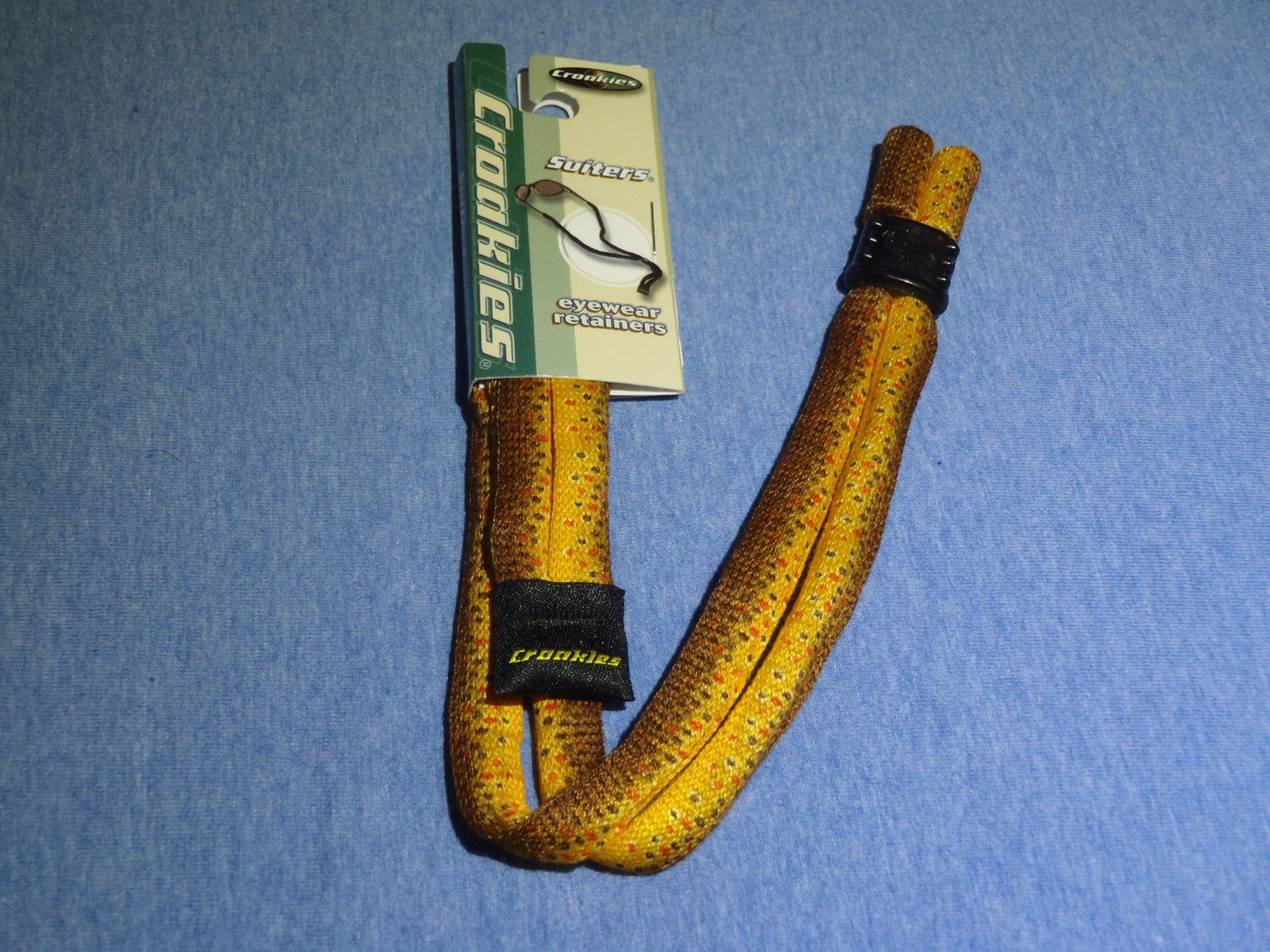 Croakies Suiters Eyewear Retainers Brown Trout Print Fly Fishing eBay