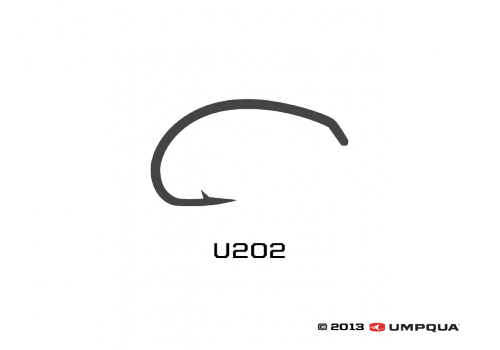 Umpqua U-Series U102 Nymph Tying Hooks 50-pack Fly Fishing Size 12