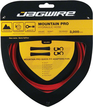 NEW Jagwire Mountain Pro Disc Hose Red 3000mm NEW Jagwire Mountain Pro Disc Hose Red 3000mm