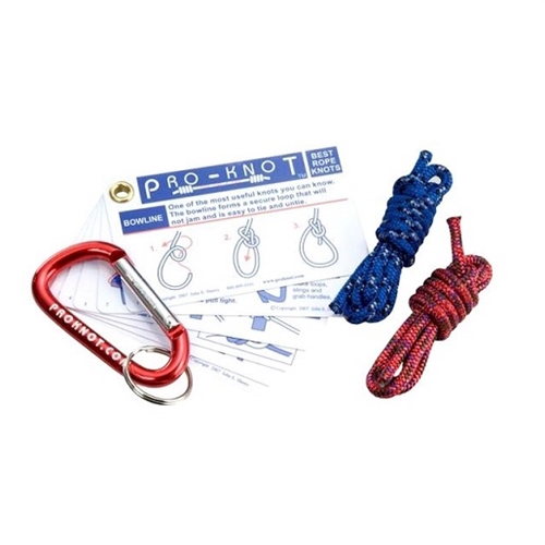 ProKnot Tying Kit Carabiner and Rope Knot Red eBay
