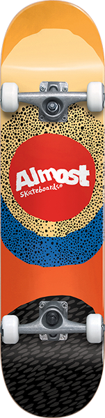 ALMOST RADIATE SKATEBOARD COMPLETE 7.5 YELLOW fp | eBay