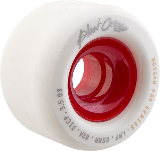 BLOOD ORANGE MORGAN 65mm 82a ロンスケ Blood Orange WHITE RED CORE Liam Morgan 82a 65mm Pro