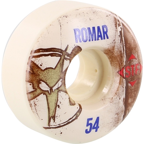 Bones Romar Vintage Skate Wheels White 54mm/83b Set eBay