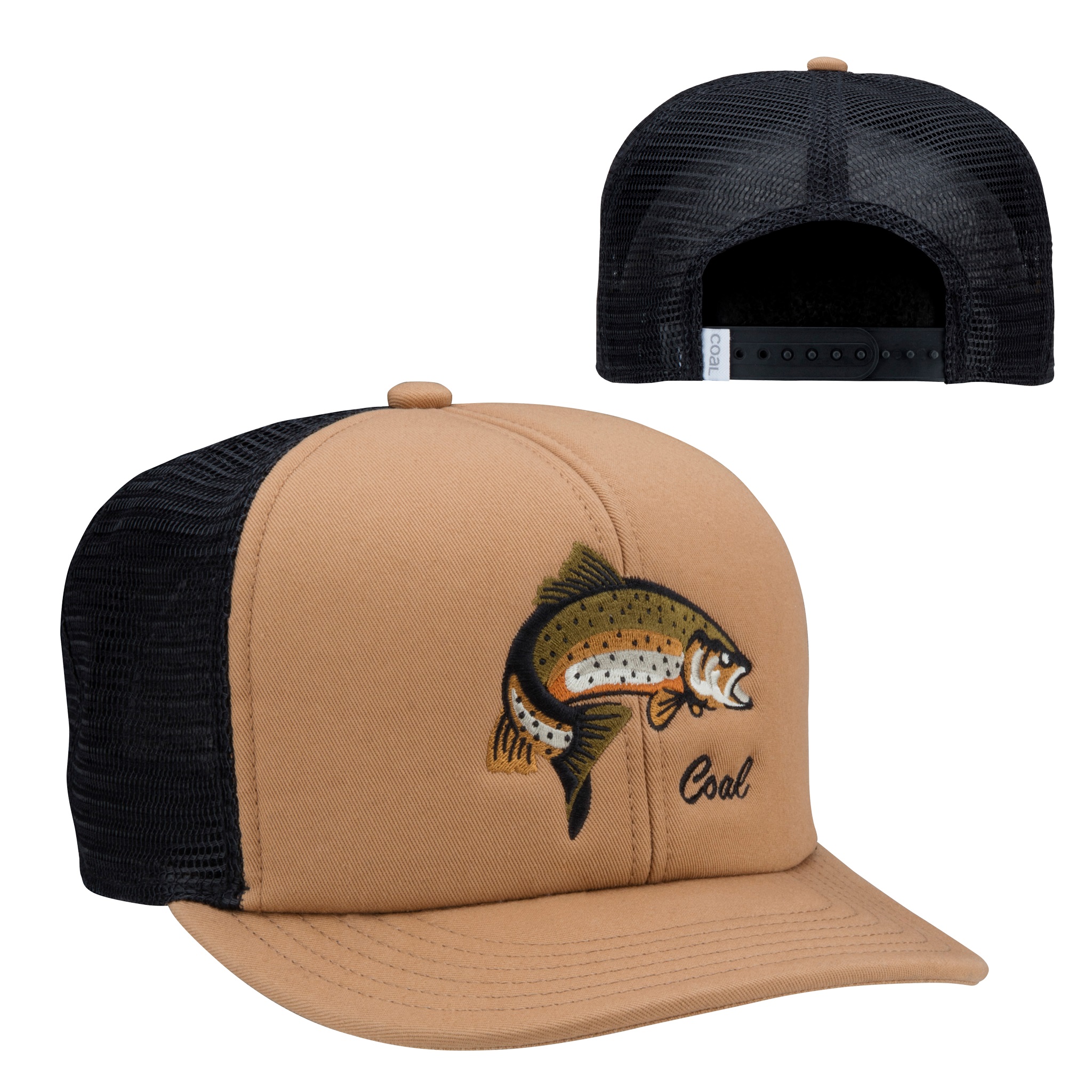 Coal Wilds Hat Light Brown Trout Adjustable eBay