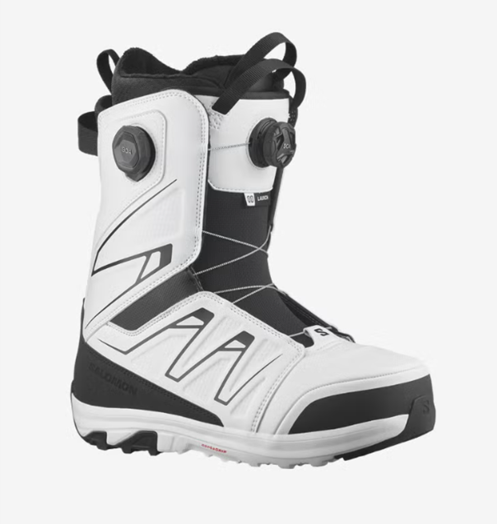 Salomon Launch BOA SJ Snowboard Boots 2026 Black White 9.5 | eBay