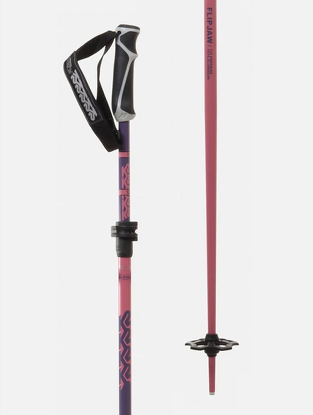 K2 FlipJaw FreeRide Poles Purple Pink 135cm | eBay