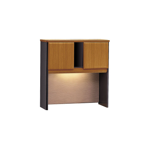 Bush industries cubix nat chry/slt 36in hutch wc57437 (042976574376)