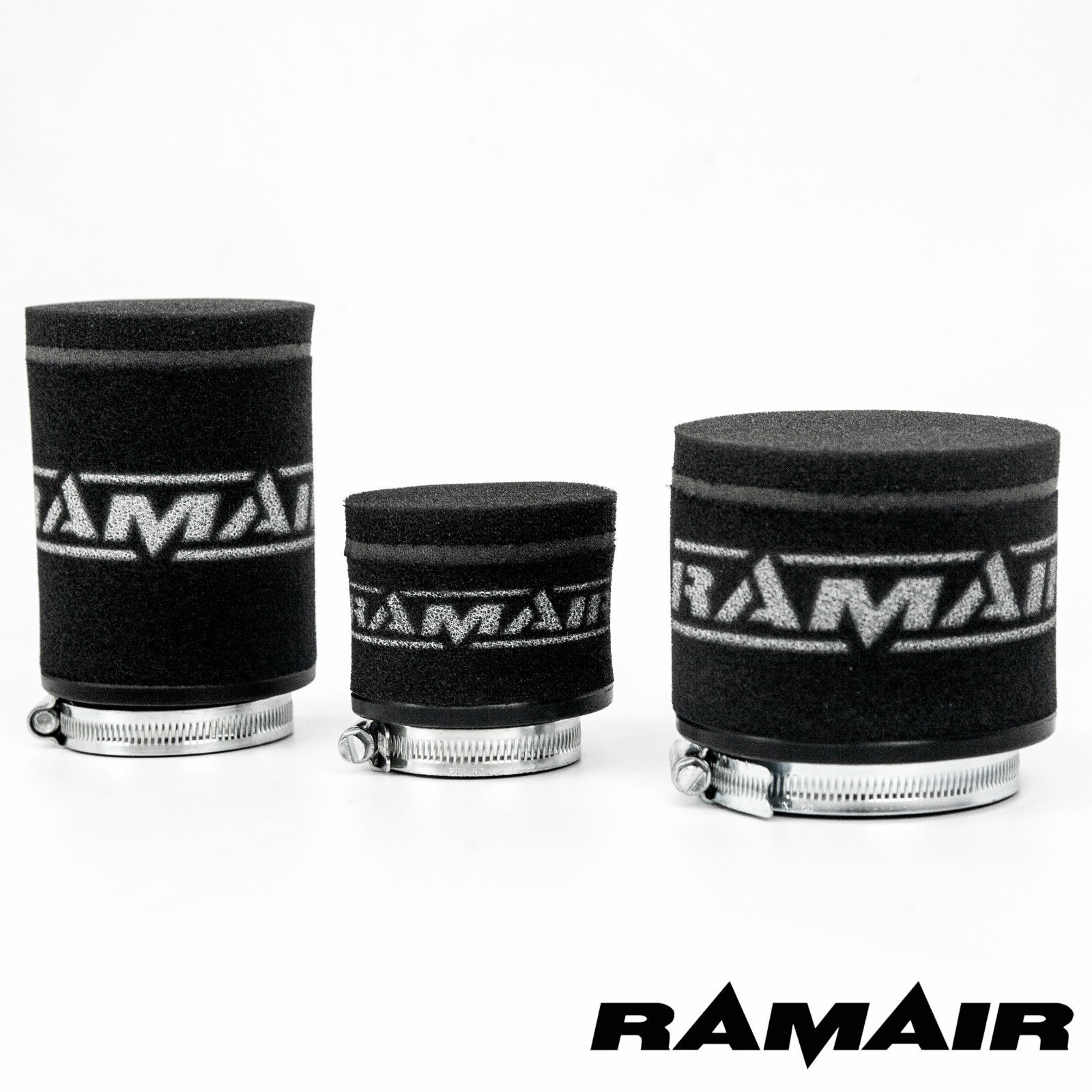 Universelle Passform 28mm Motorrad Verchromt RamAir Rennen